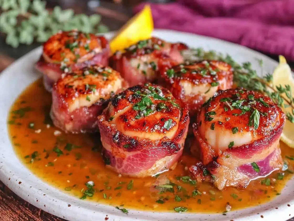 bacon-wrapped scallops preparation steps