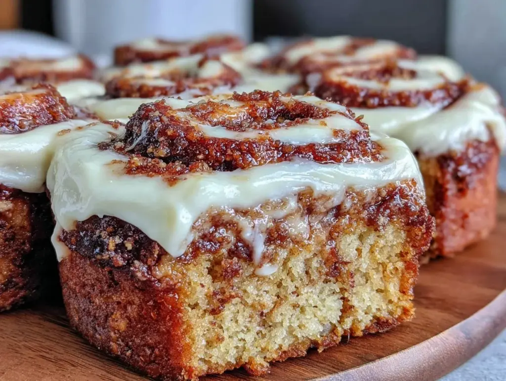 banana bread cinnamon rolls - featured image