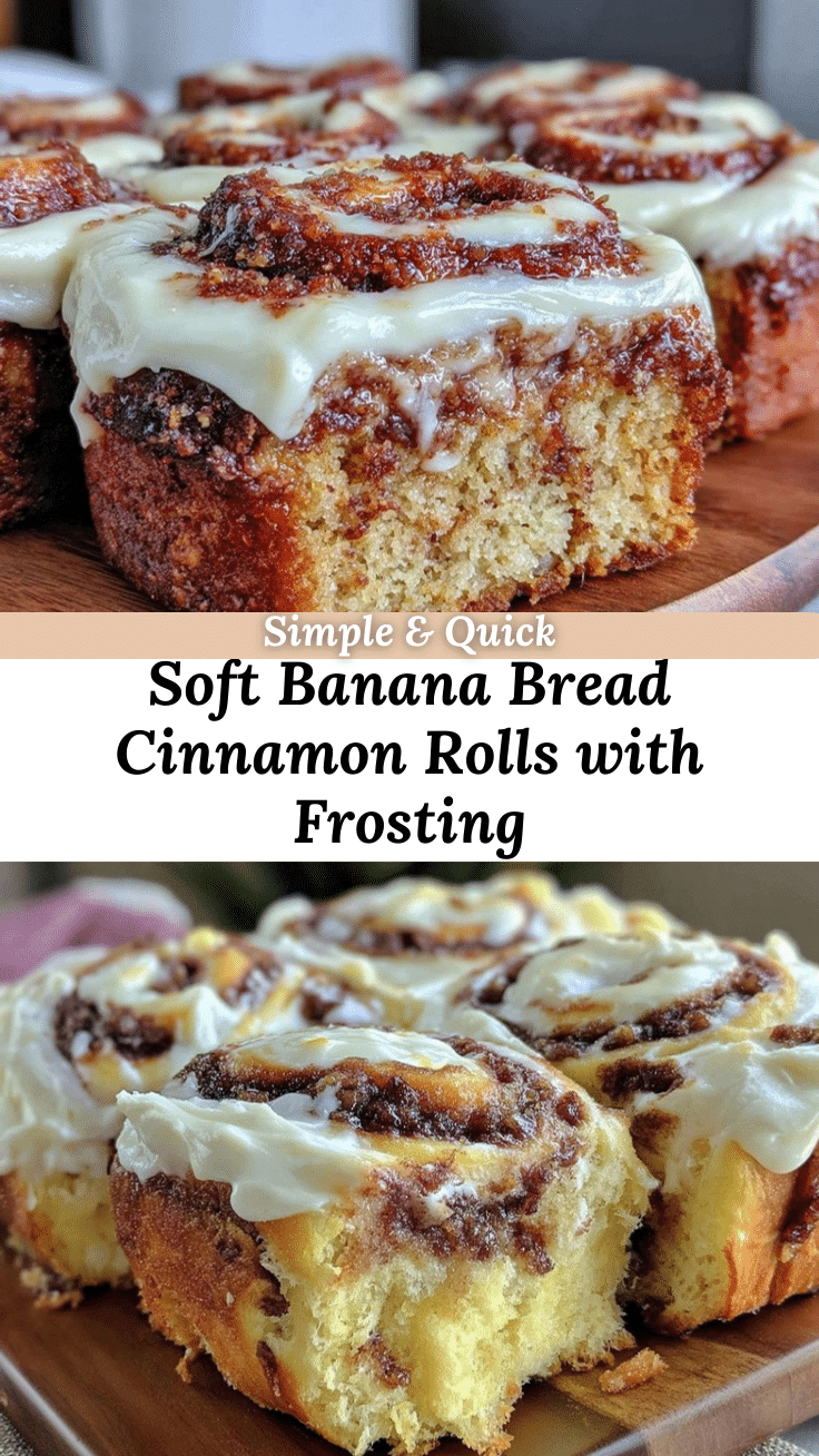 banana bread cinnamon rolls recipe