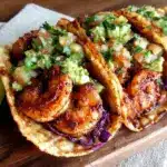 blackened shrimp tacos - featured image