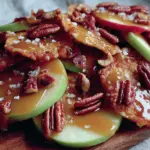caramel apple nachos - featured image