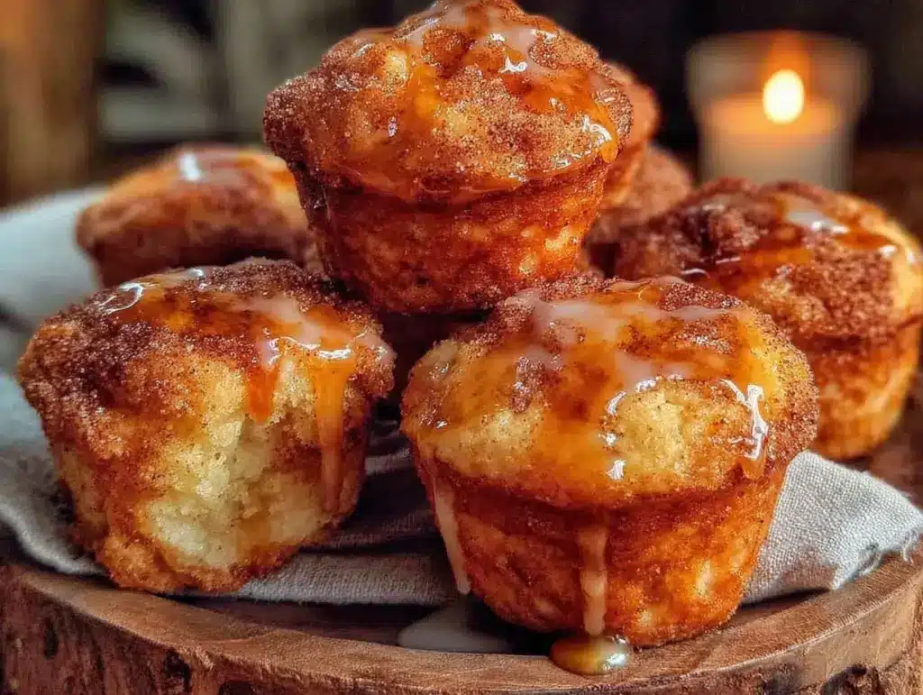 cinnamon sugar donut muffins - featured image