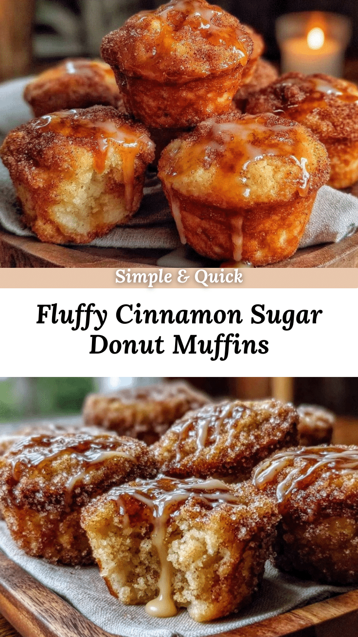 cinnamon sugar donut muffins recipe