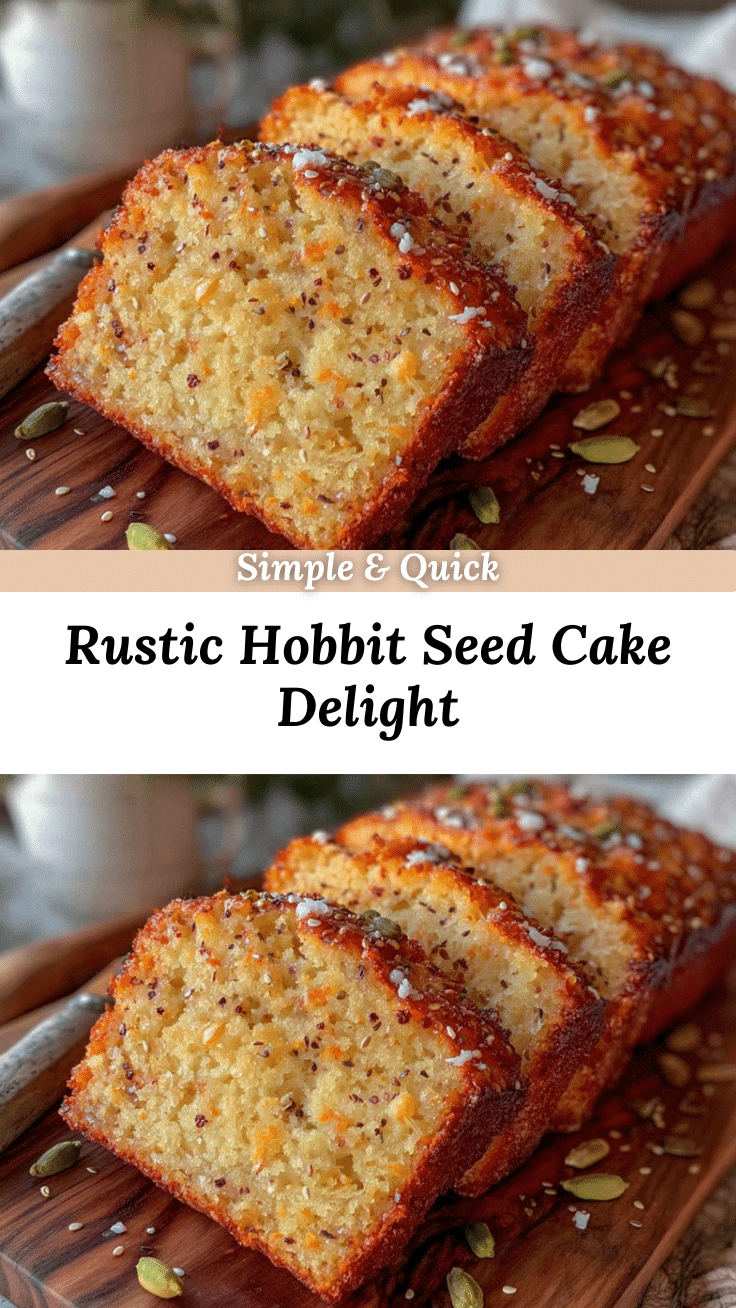 cozy hobbit seed cake recipe recipe