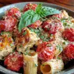 creamy baked feta pasta - featured image