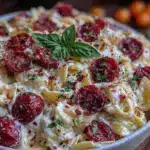 creamy boursin cheese pasta - featured image