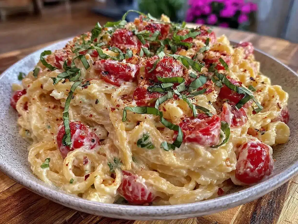 creamy boursin cheese pasta preparation steps