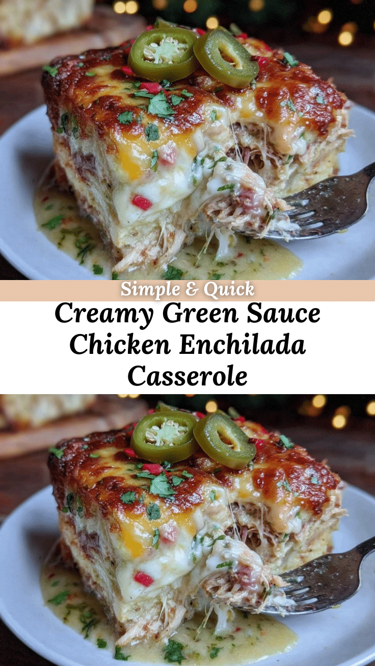 creamy chicken enchilada casserole recipe