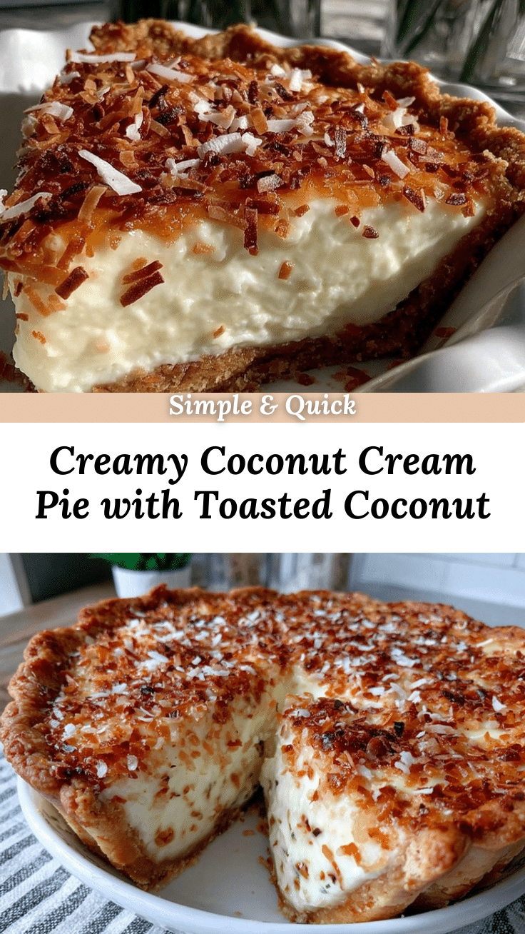 creamy coconut cream pie recipe
