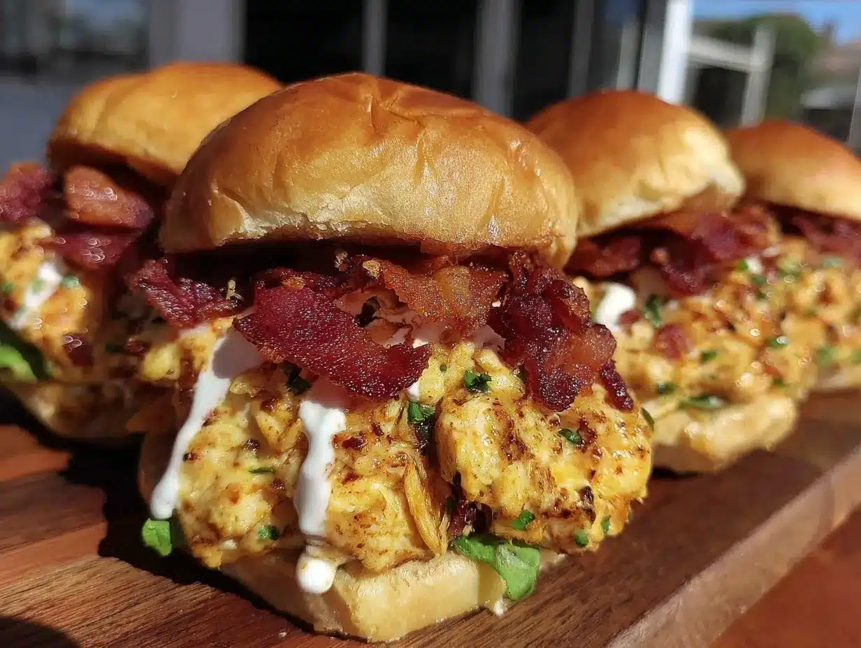 creamy crack chicken sliders with bacon preparation steps