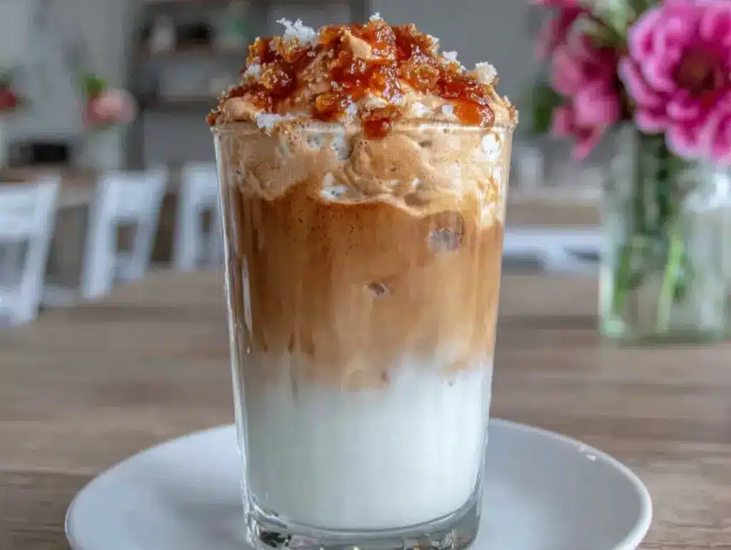 creamy dalgona coffee recipe - featured image