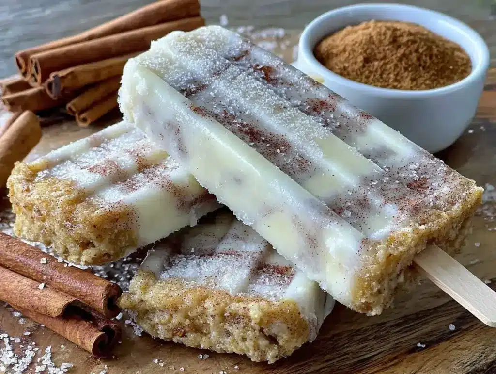 creamy horchata popsicles - featured image