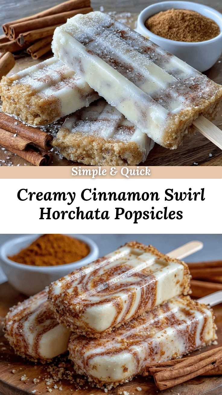 creamy horchata popsicles recipe