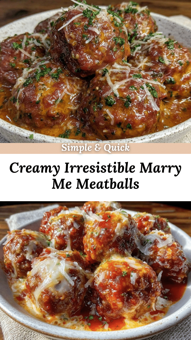 creamy marry me meatballs recipe