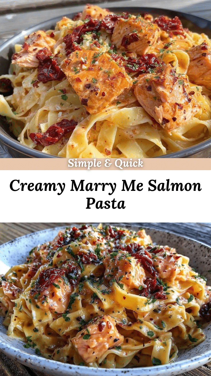 creamy marry me salmon pasta recipe
