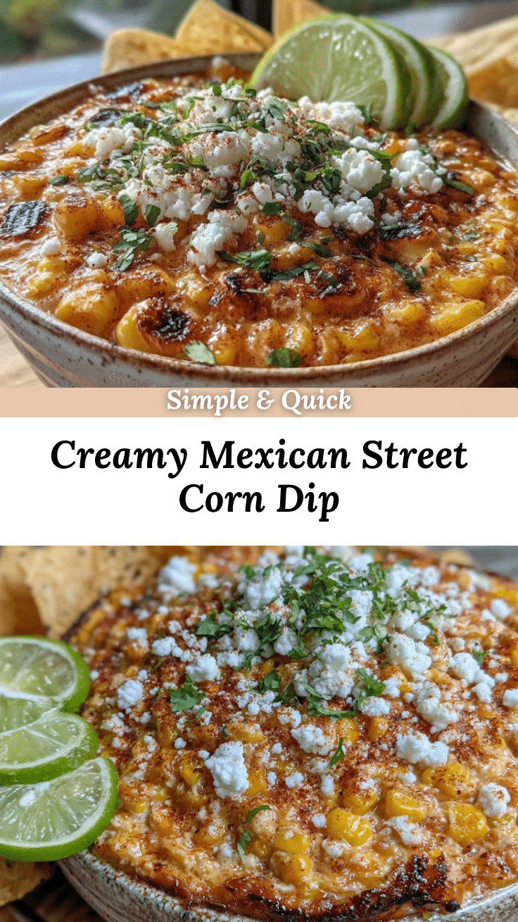 creamy mexican street corn dip recipe