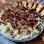 creamy million dollar dip with bacon - featured image
