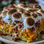 creamy sweet potato casserole - featured image
