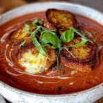 creamy tomato basil soup - featured image