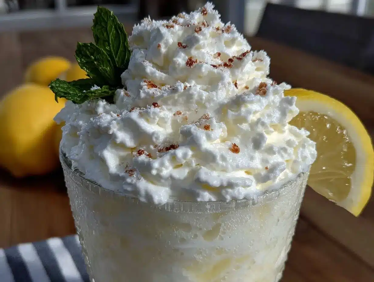 creamy whipped lemonade preparation steps