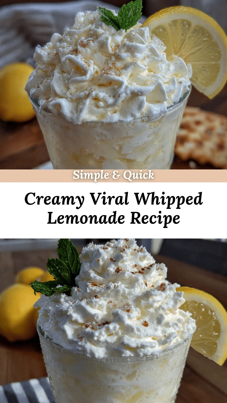 creamy whipped lemonade recipe