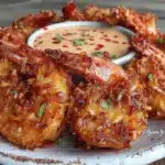 crispy air fryer coconut shrimp - featured image