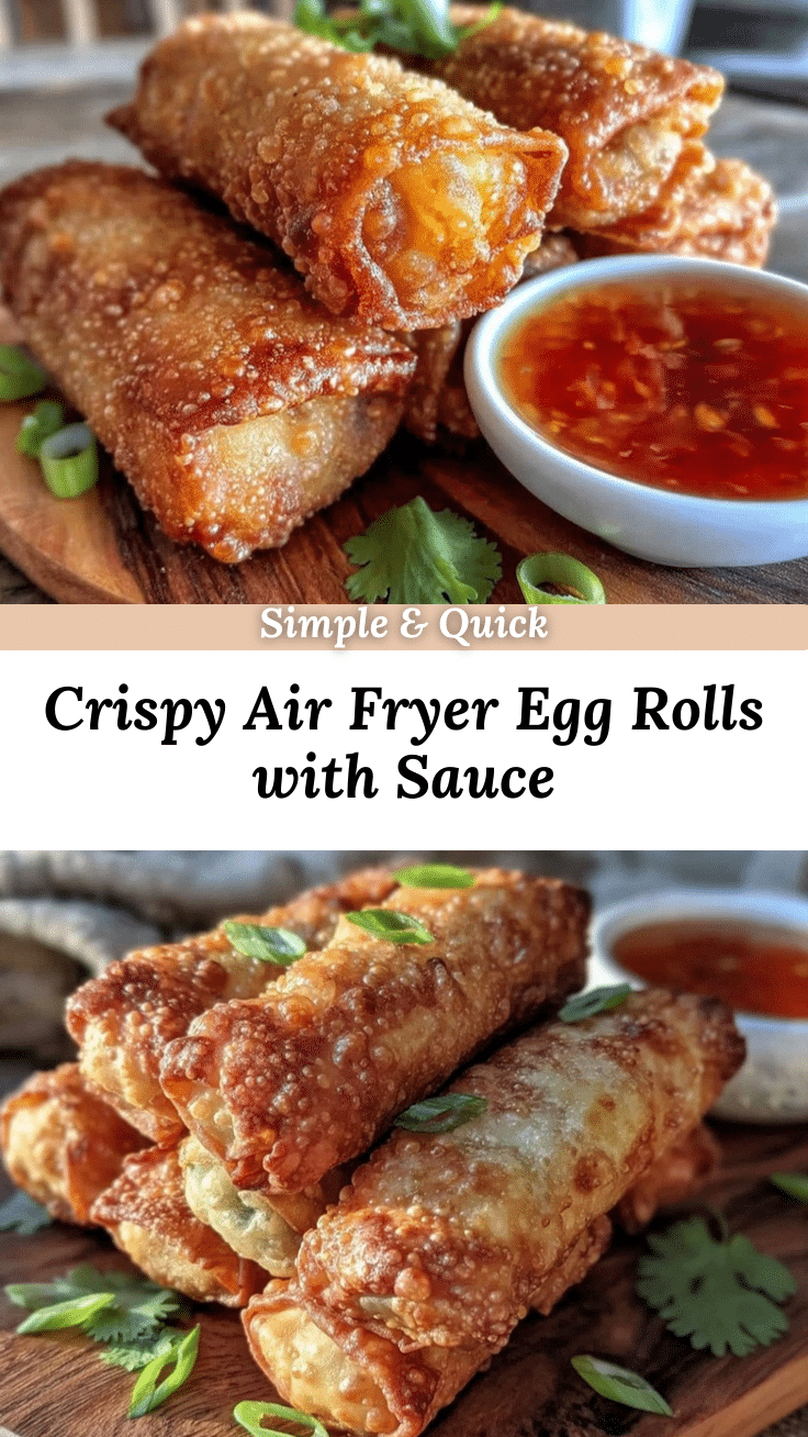 crispy air fryer egg rolls recipe