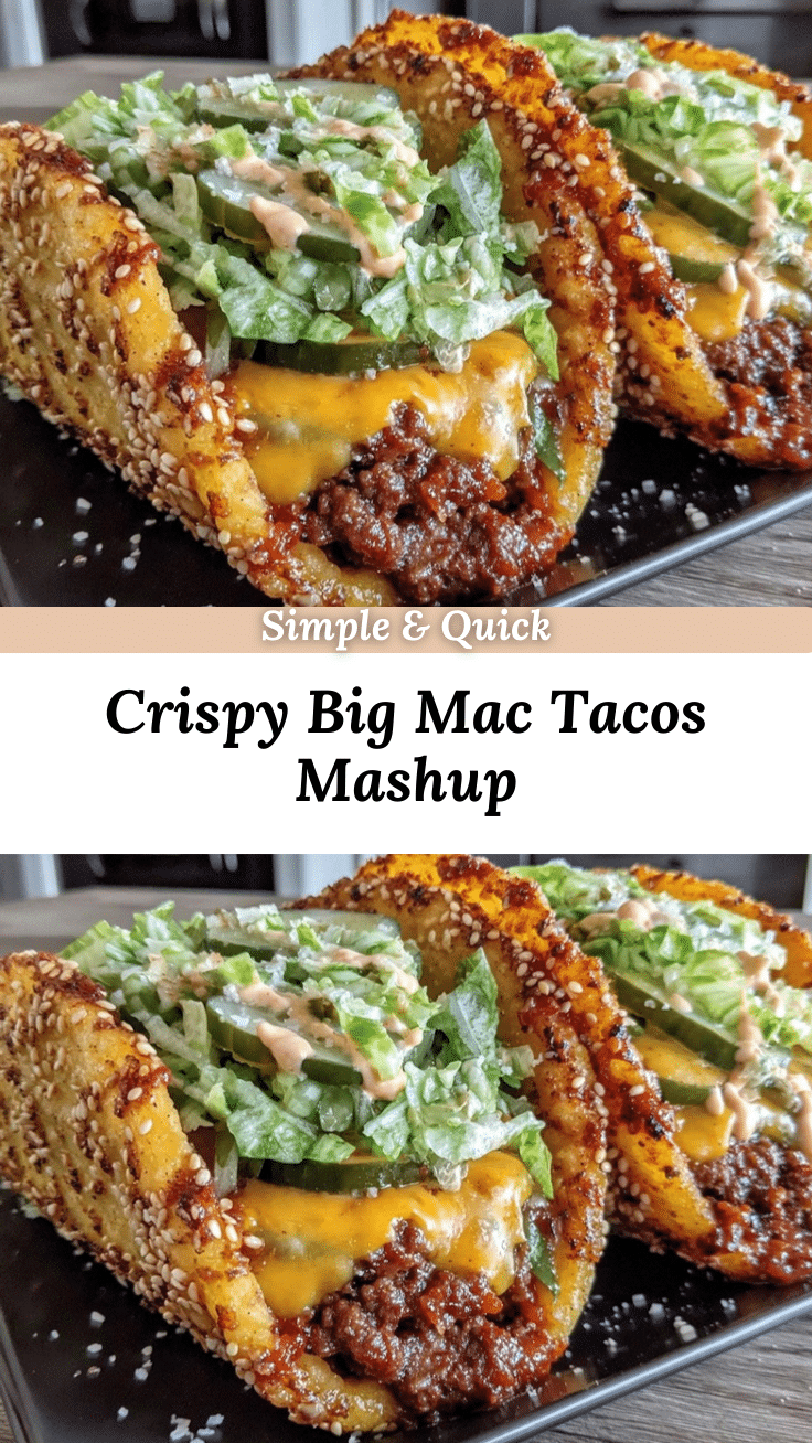 Crispy Big Mac Tacos recipe