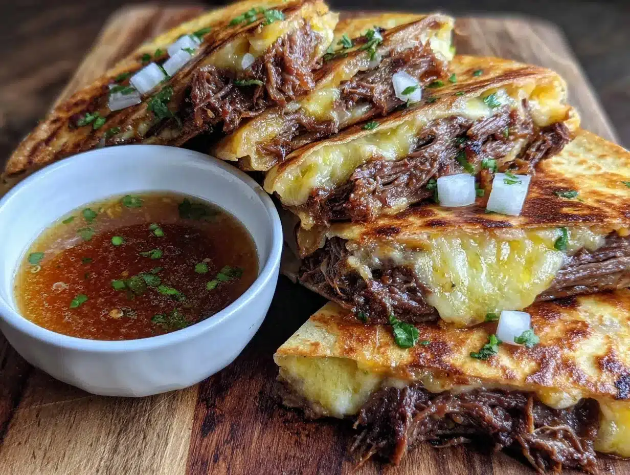 crispy birria quesadillas preparation steps