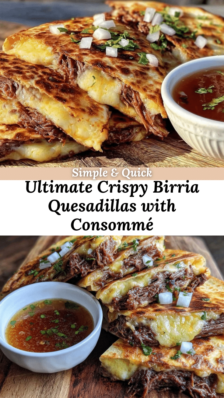 crispy birria quesadillas recipe