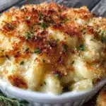 crispy creamy single serve mac and cheese - featured image