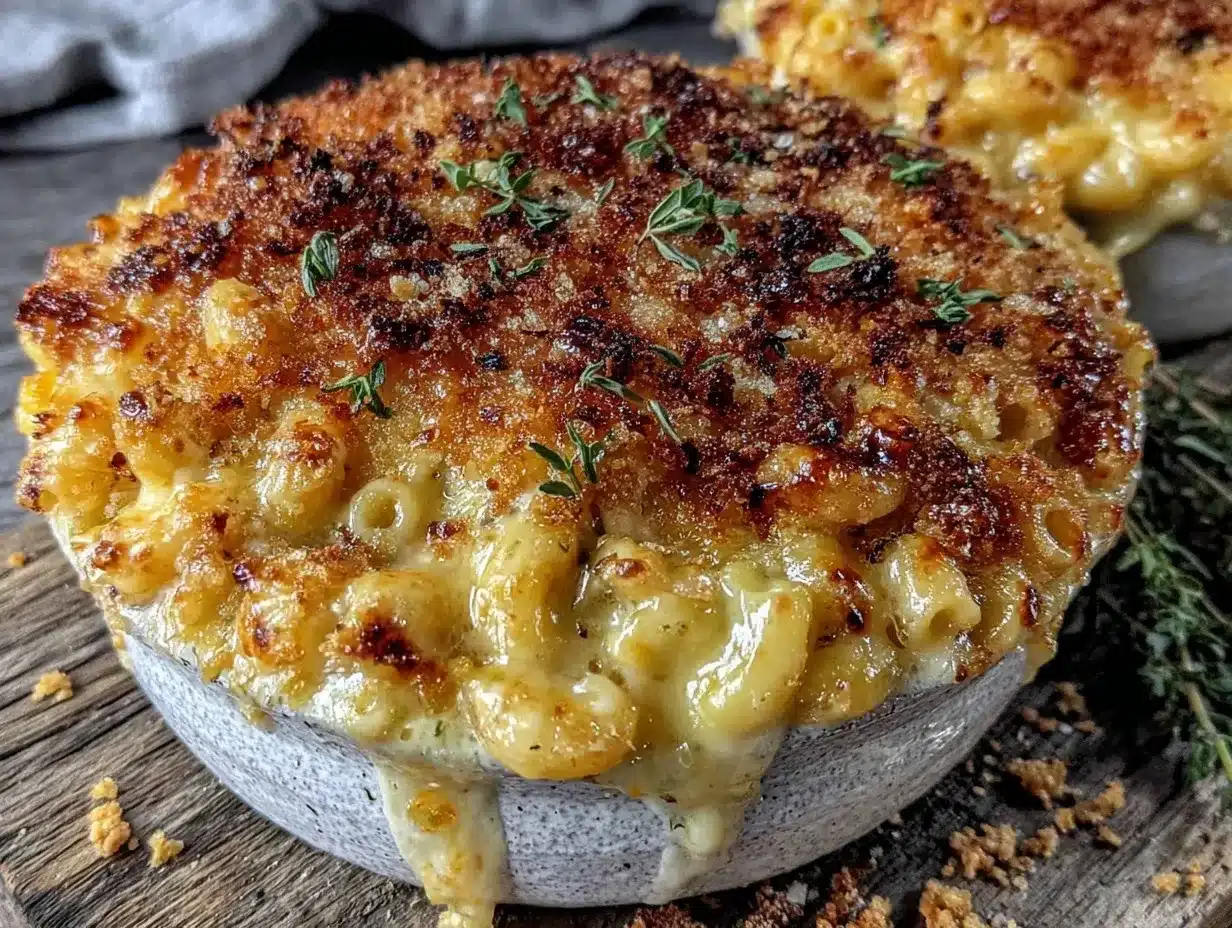 crispy creamy single serve mac and cheese preparation steps