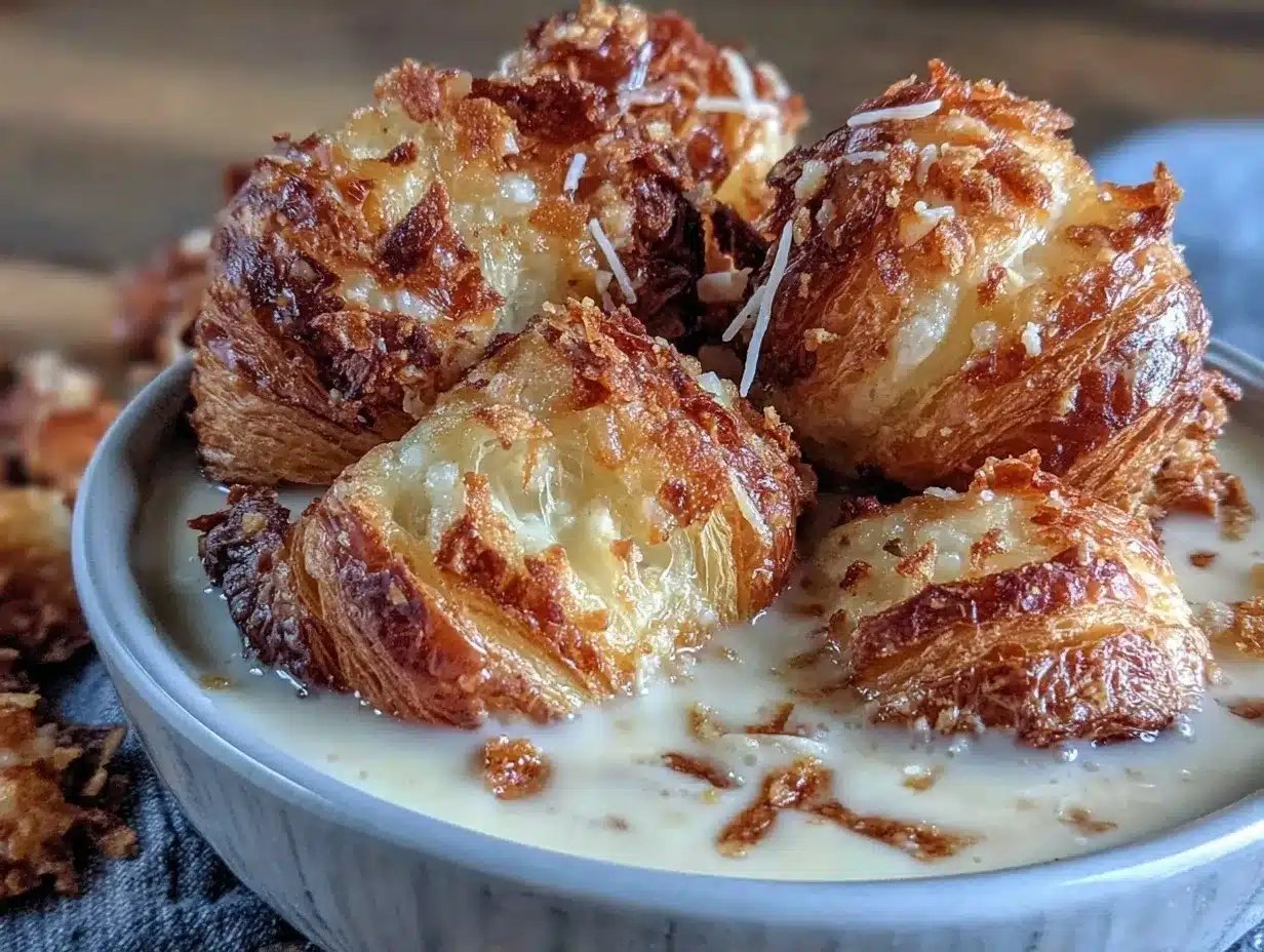 crispy croissant cereal preparation steps