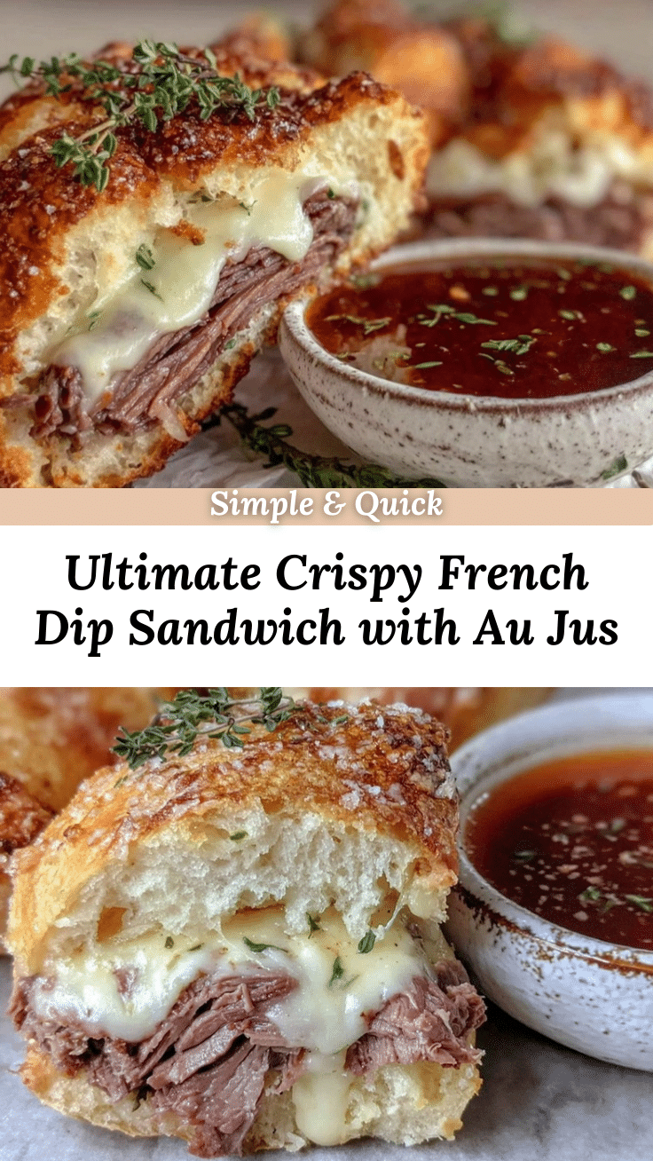crispy french dip sandwich recipe