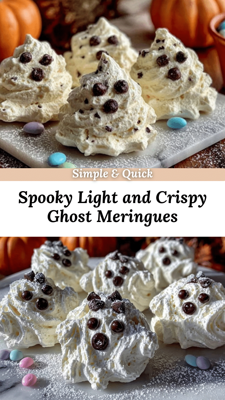 crispy ghost meringues recipe