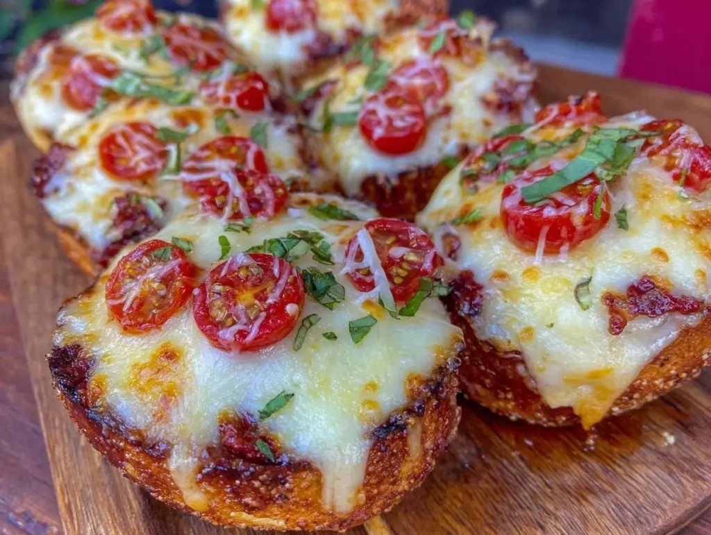 crispy homemade bagel bites - featured image