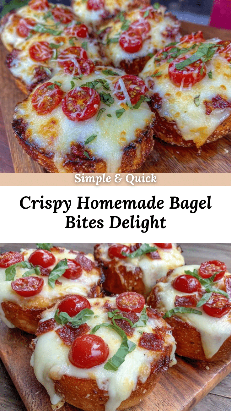crispy homemade bagel bites recipe