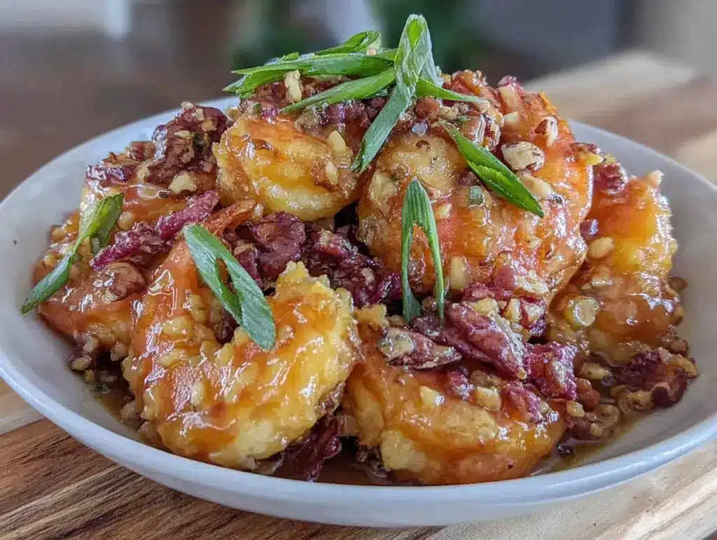 crispy honey walnut shrimp - featured image