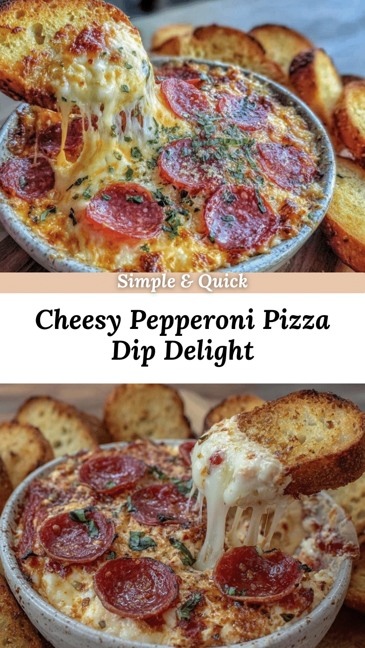 crispy pepperoni pizza dip recipe