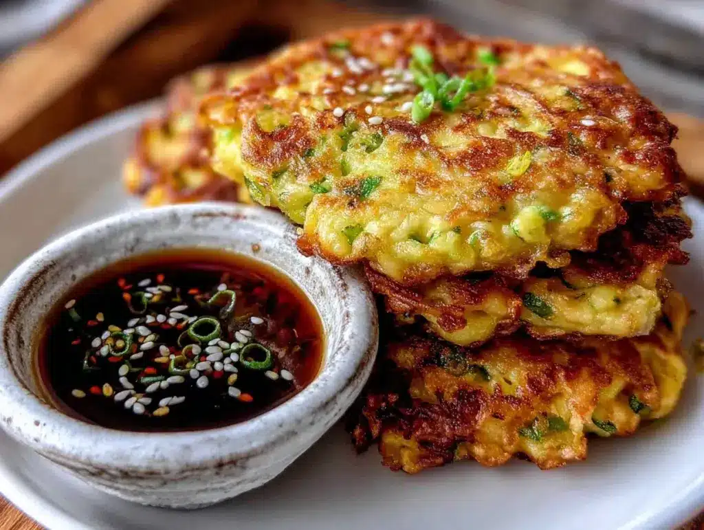 crispy scallion pancakes - featured image