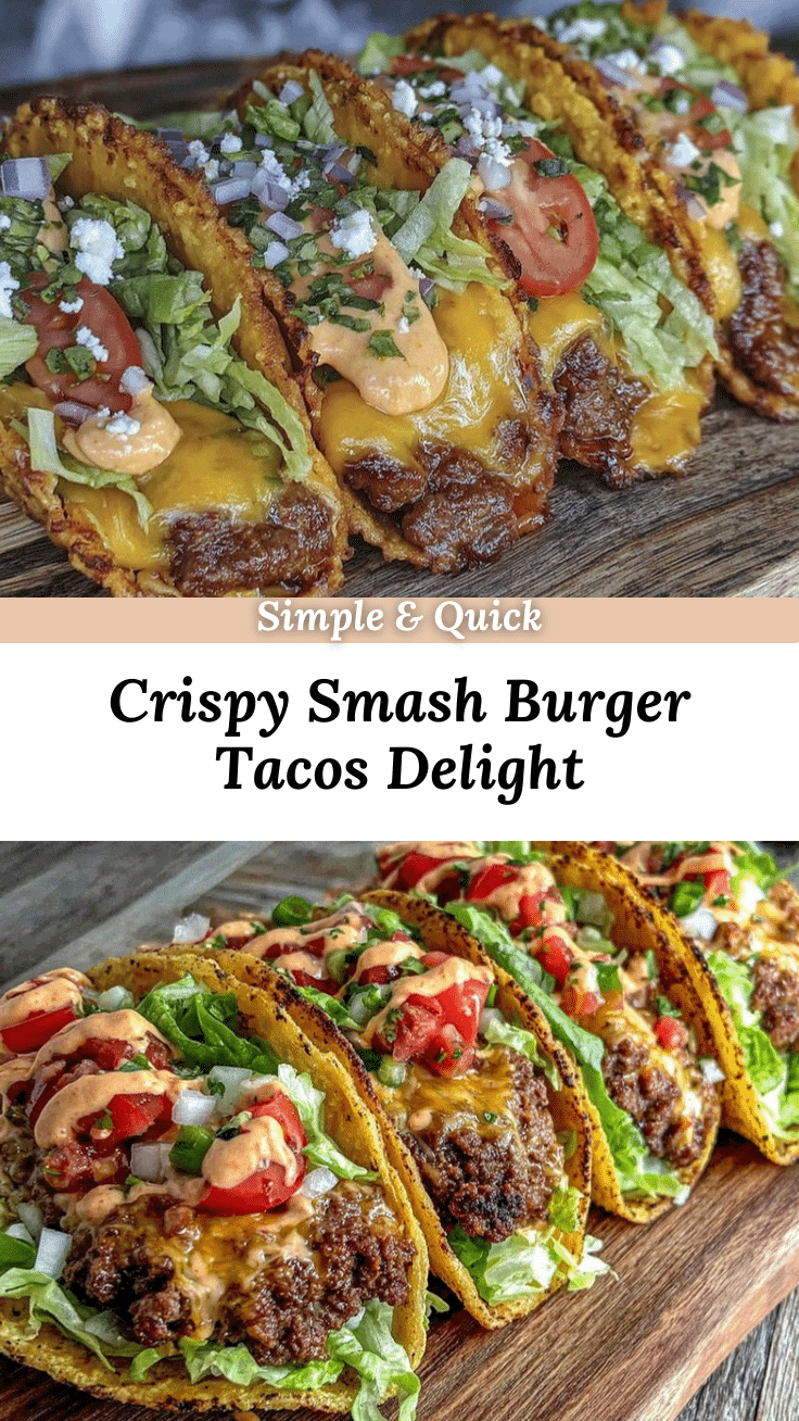 crispy smash burger tacos recipe