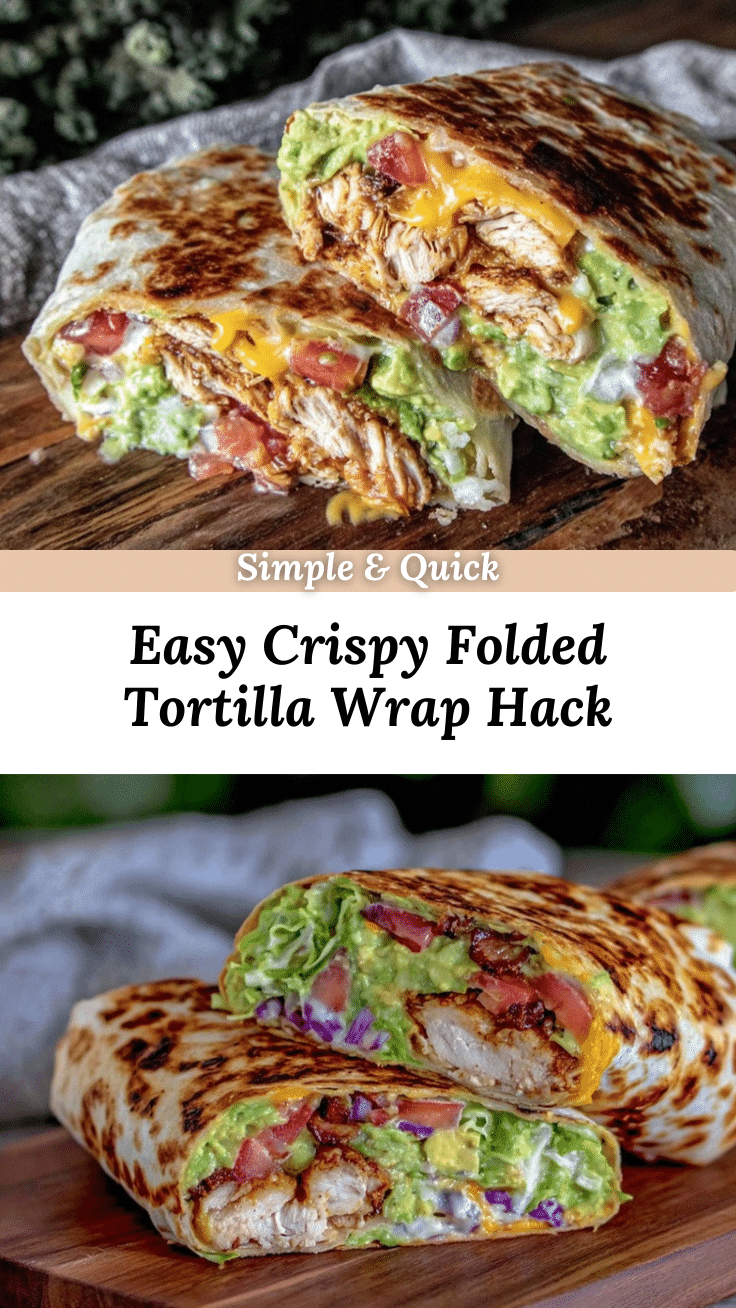 crispy tortilla wrap hack recipe