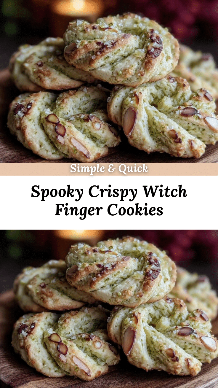 crispy witch finger cookies recipe