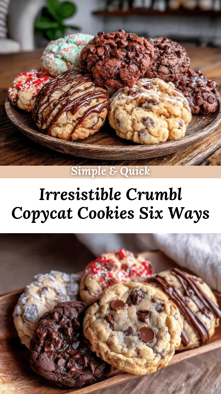 Crumbl copycat cookies recipe