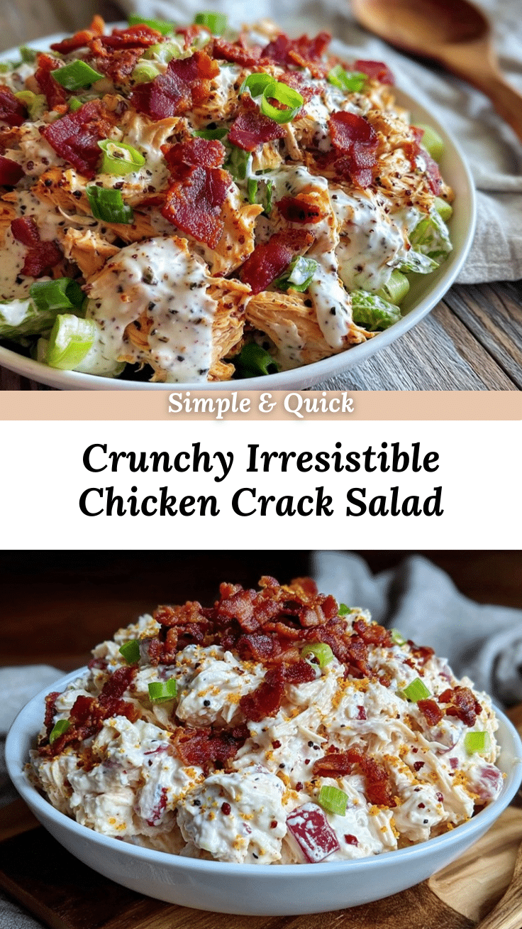 Crunchy Chicken Crack Salad recipe