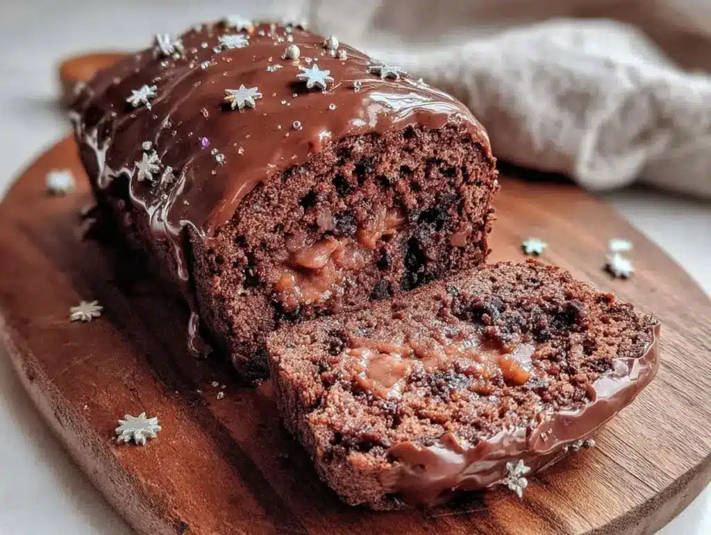 decadent cosmic brownie cake - featured image