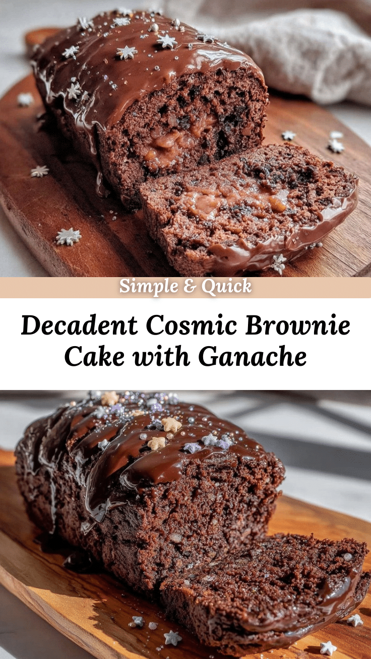 decadent cosmic brownie cake recipe