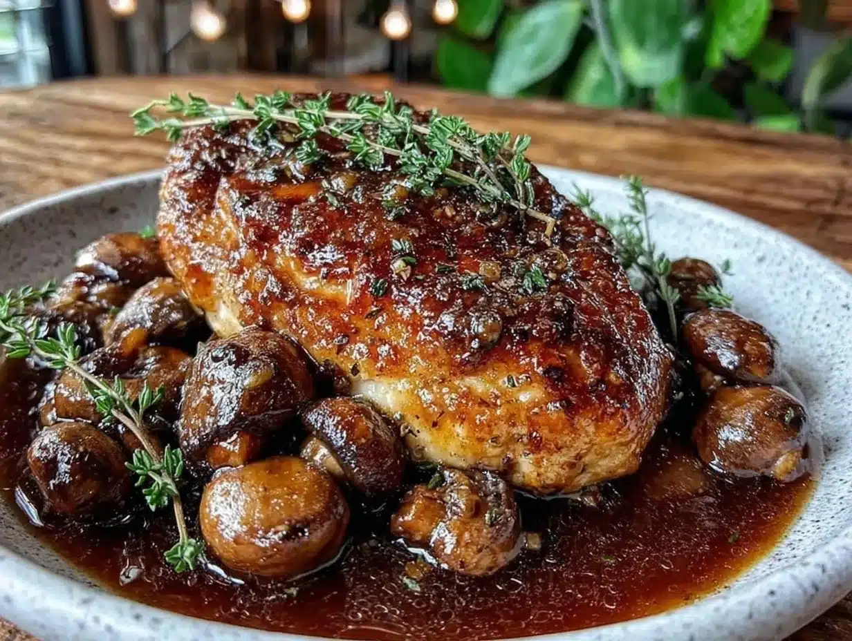 Easy Creamy Chicken Marsala preparation steps