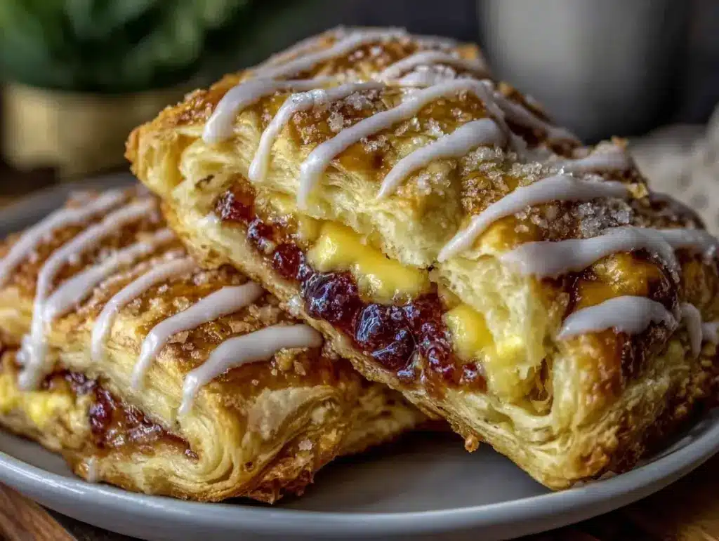 easy flaky toaster strudel copycat recipe - featured image