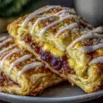 easy flaky toaster strudel copycat recipe - featured image